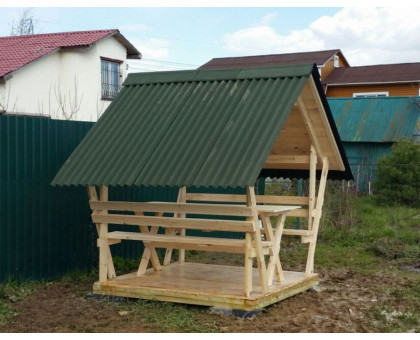Беседка для дачи "Залавочка" в городской округ Озёры мини